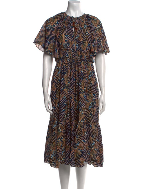 Ulla Johnson Printed Midi Length Dress