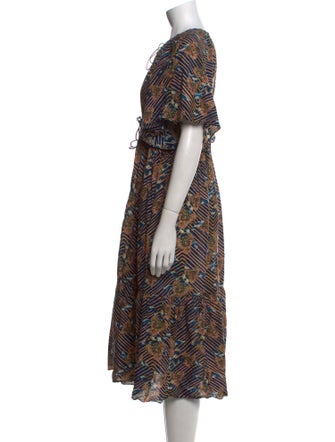 Ulla Johnson Printed Midi Length Dress