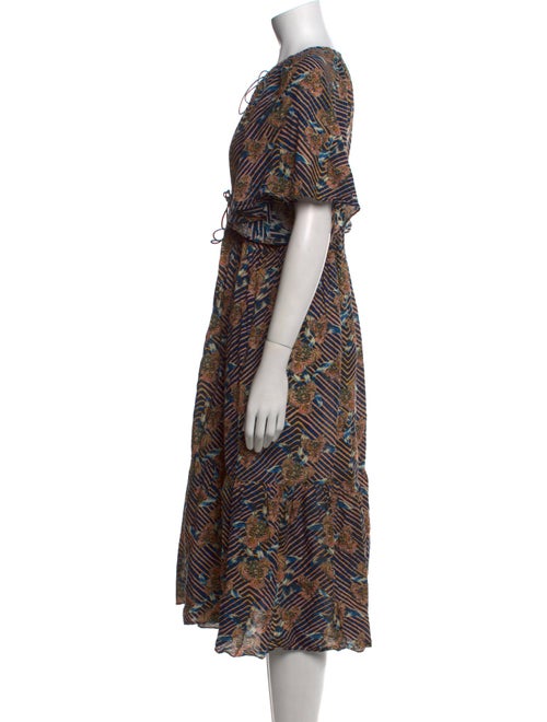 Ulla Johnson Printed Midi Length Dress