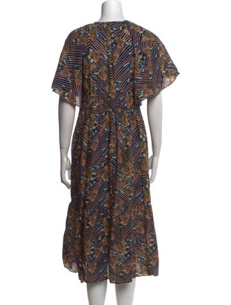 Ulla Johnson Printed Midi Length Dress