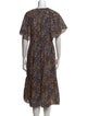 Ulla Johnson Printed Midi Length Dress