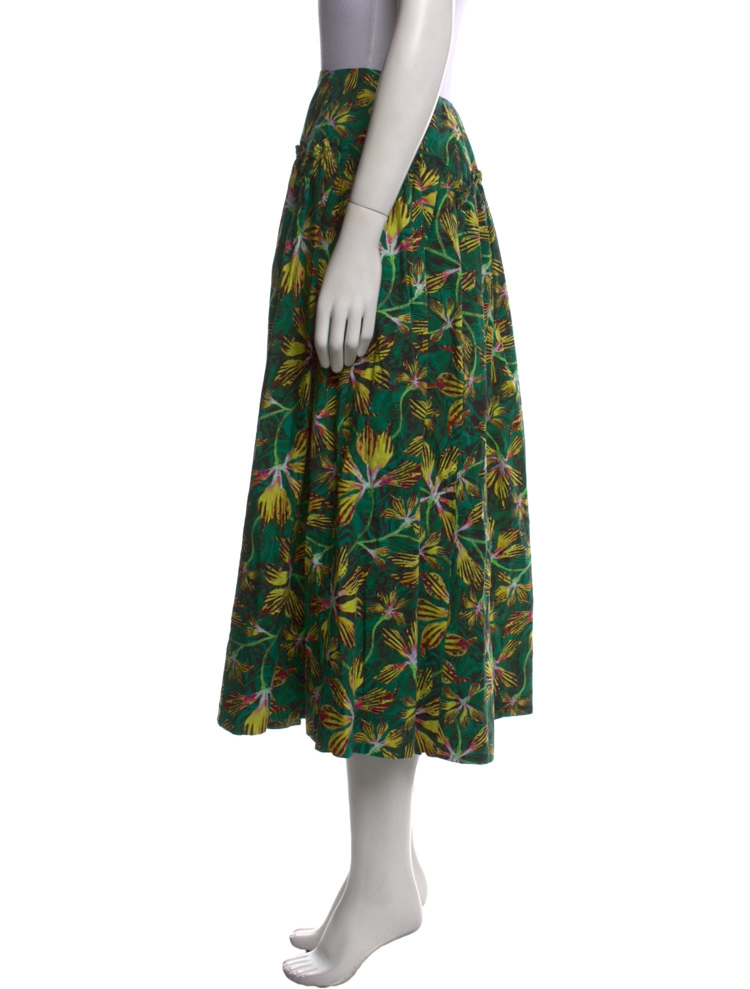 Ulla Johnson Printed Midi Length Skirt