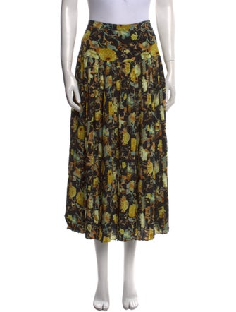 Ulla Johnson Silk Midi Length Skirt