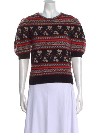 Ulla Johnson Wool Printed Sweater