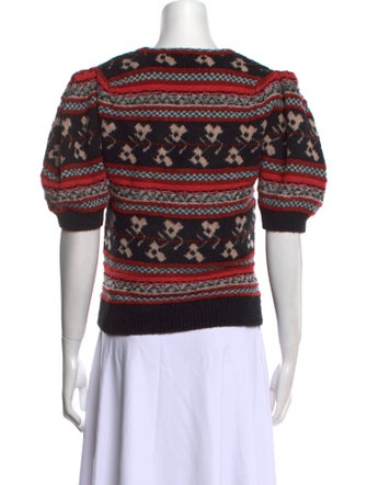Ulla Johnson Wool Printed Sweater