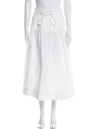 Ulla Johnson Linen Midi Length Skirt