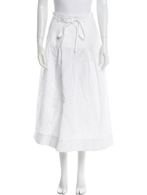 Ulla Johnson Linen Midi Length Skirt