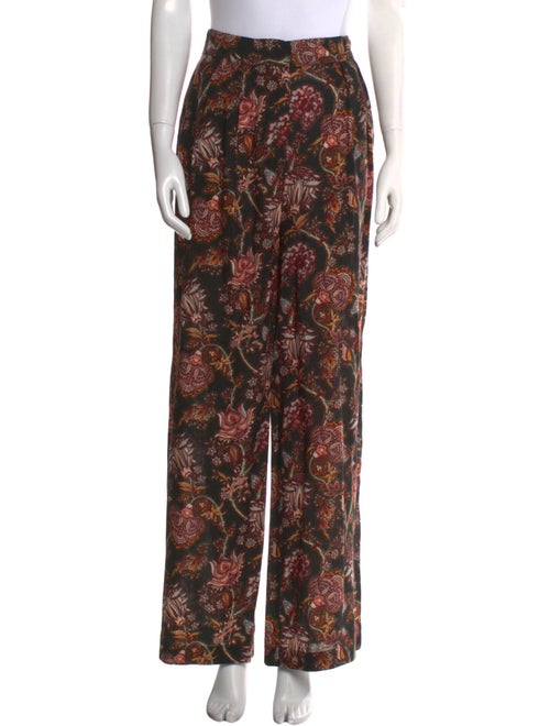 Ulla Johnson Floral Print Wide Leg Pants
