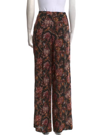 Ulla Johnson Floral Print Wide Leg Pants