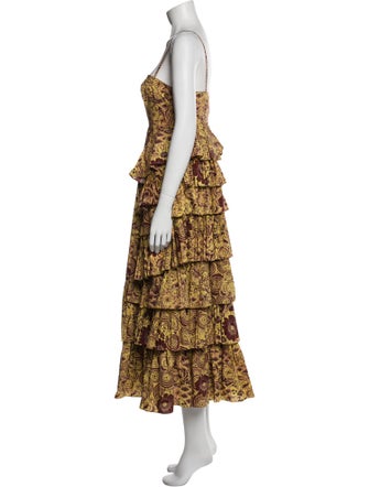 Ulla Johnson Floral Print Long Dress