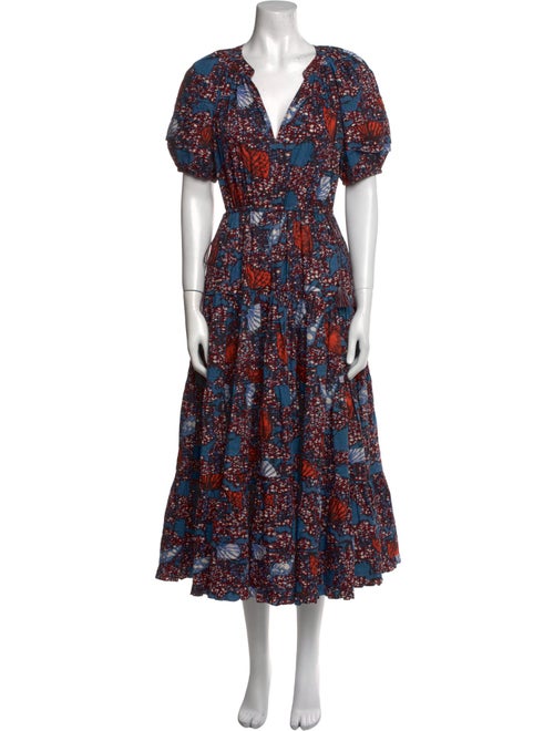 Ulla Johnson Floral Print Long Dress