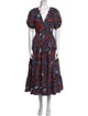 Ulla Johnson Floral Print Long Dress