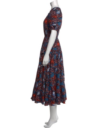 Ulla Johnson Floral Print Long Dress
