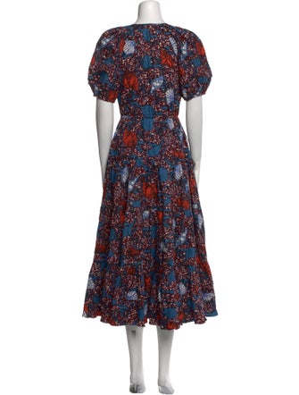 Ulla Johnson Floral Print Long Dress