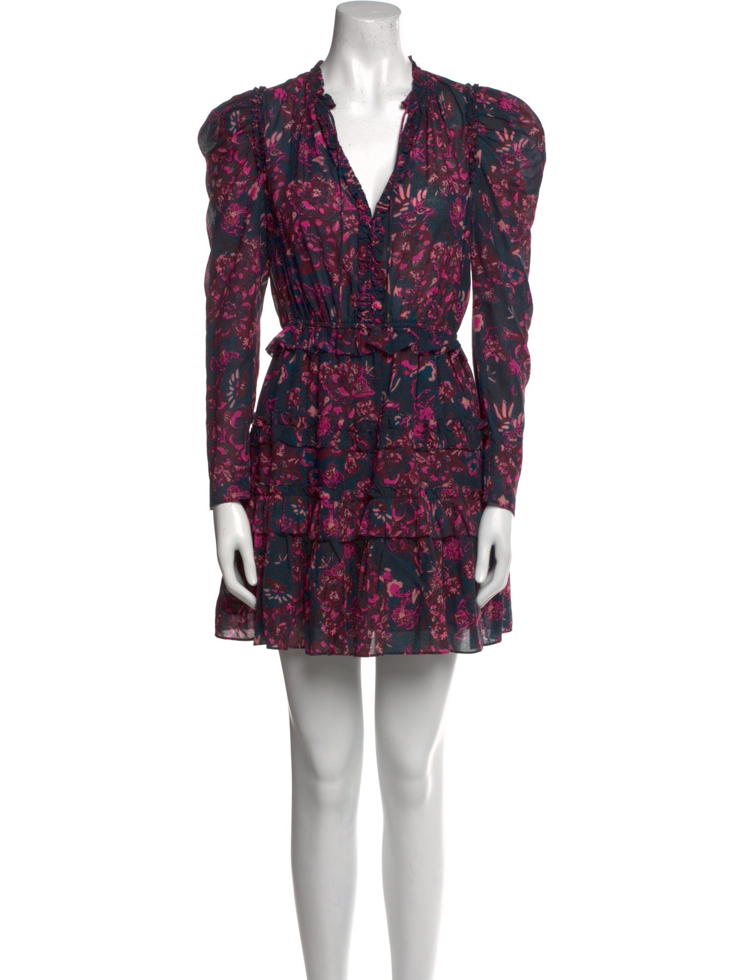 Ulla Johnson Floral Print Mini Dress