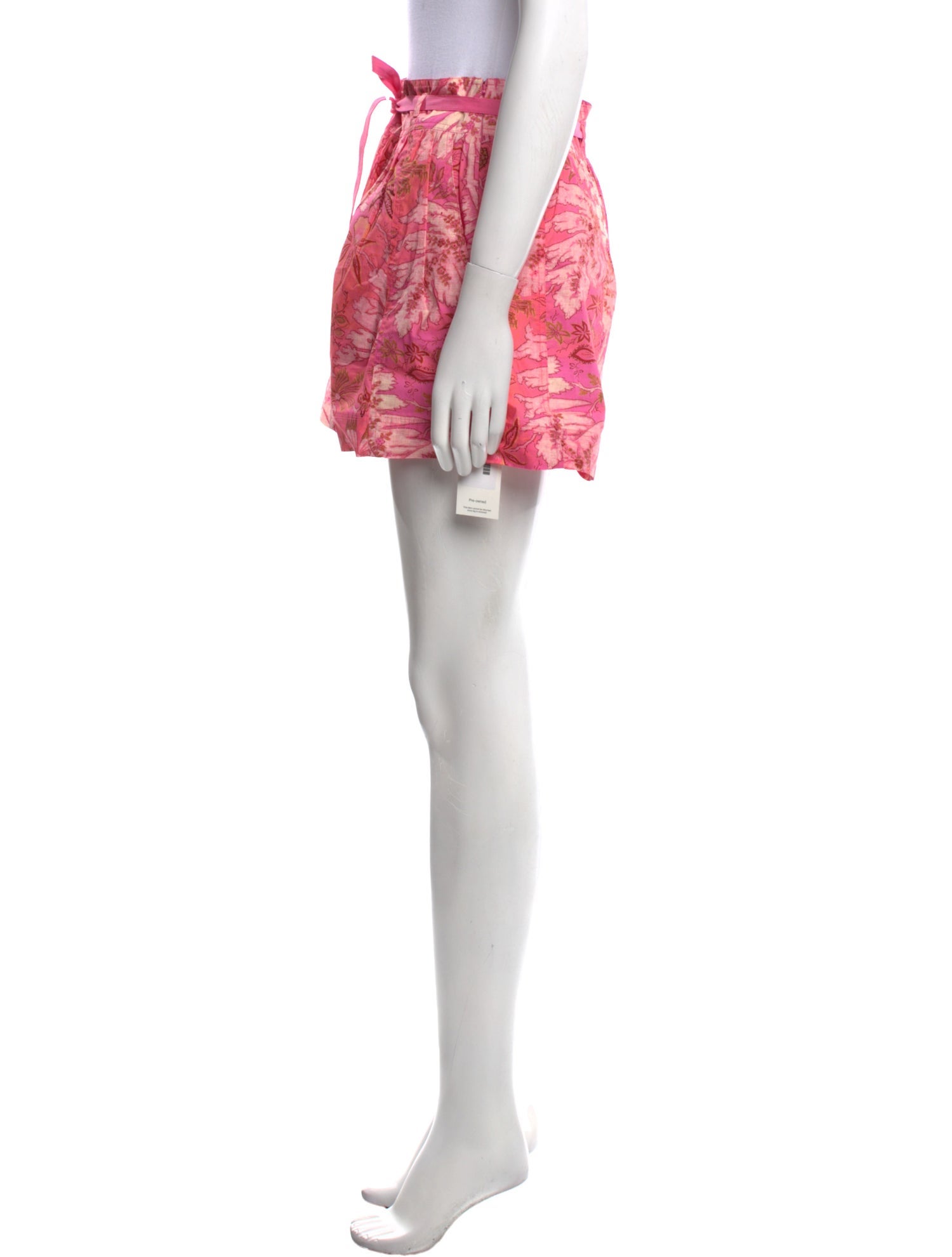 Ulla Johnson Floral Print Mini Shorts