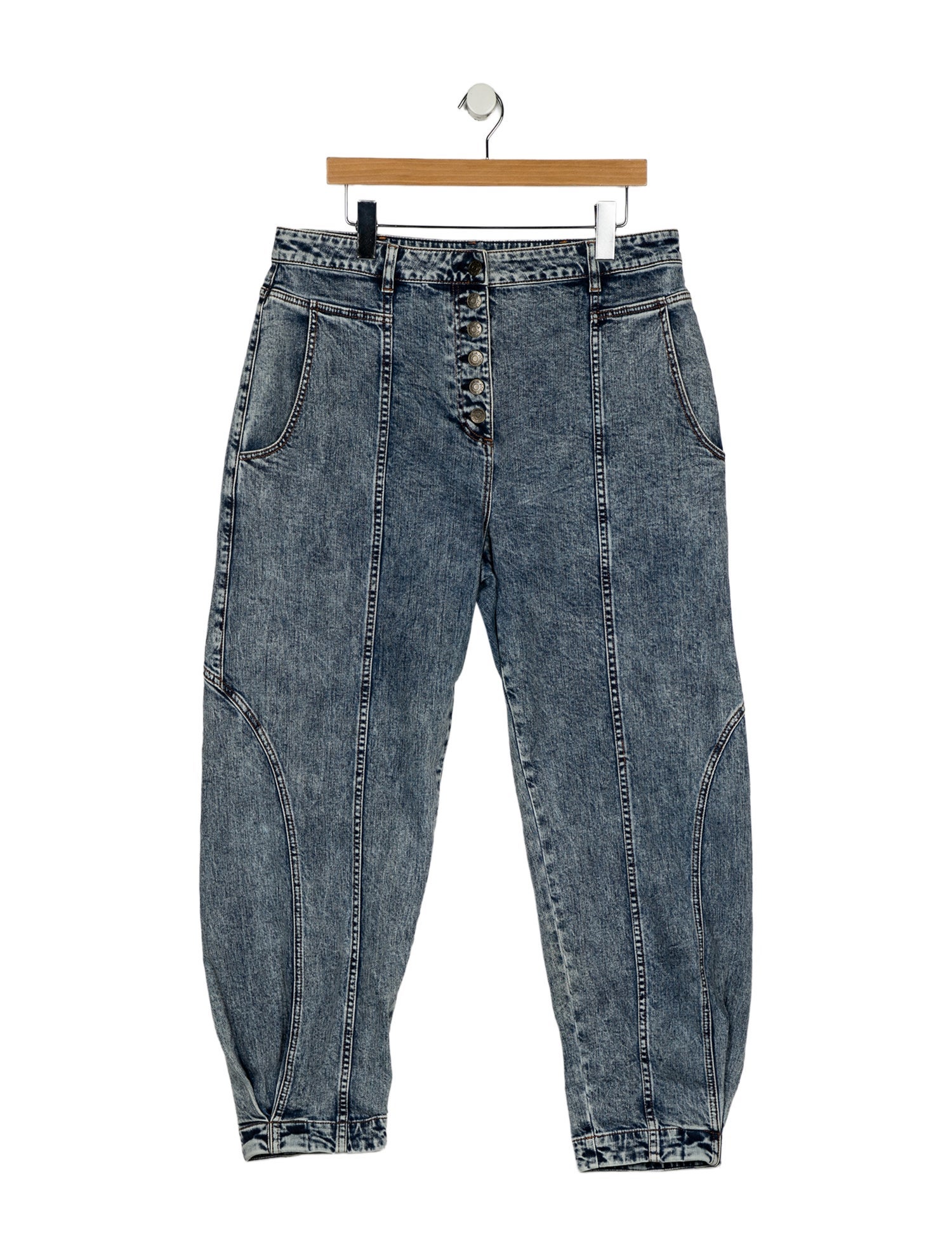 Ulla Johnson High-Rise Straight Leg Jeans