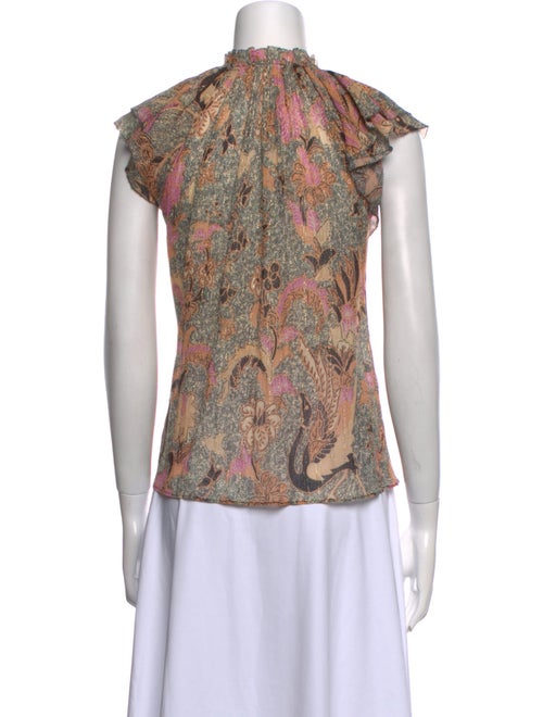 Ulla Johnson Silk Paisley Print Blouse