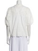 Ulla Johnson V-Neck Three-Quarter Sleeve Blouse