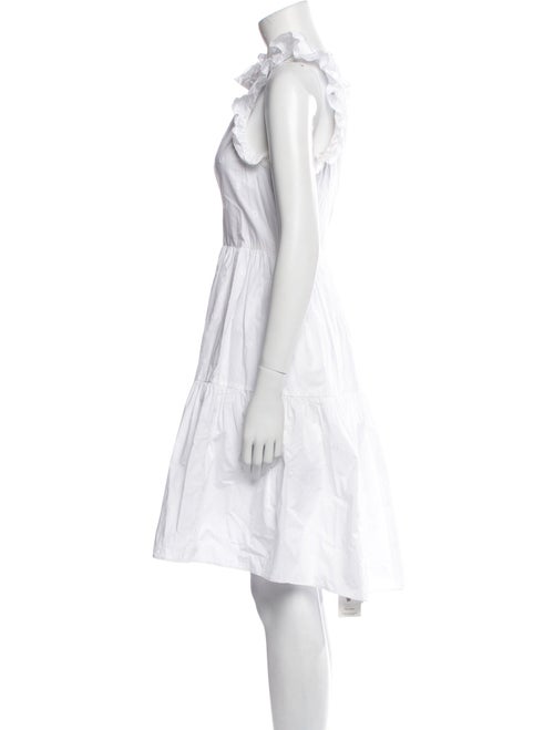 Ulla Johnson Mock Neck Knee-Length Dress