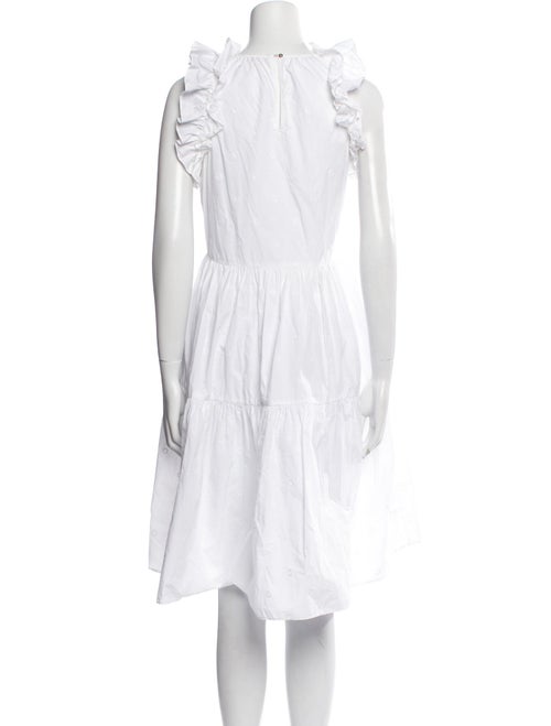 Ulla Johnson Mock Neck Knee-Length Dress