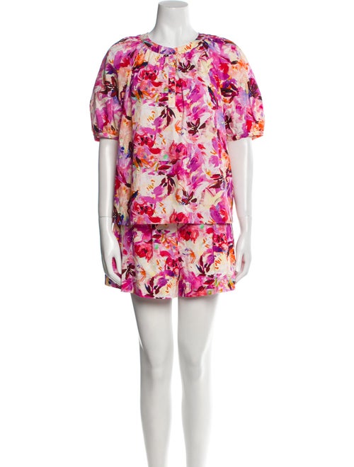 Ulla Johnson Floral Print Short Set