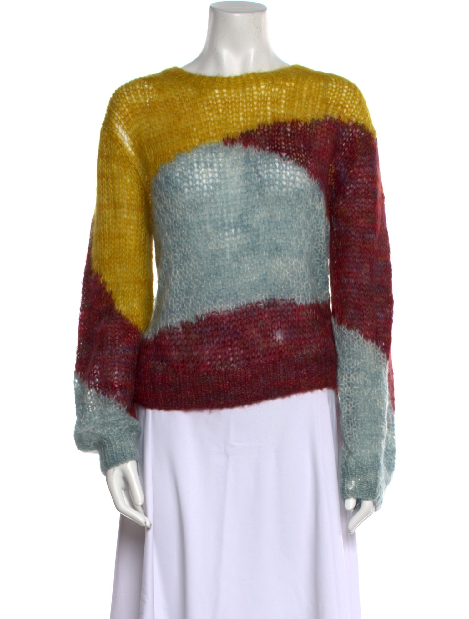 Ulla Johnson Kid Mohair Striped Sweater