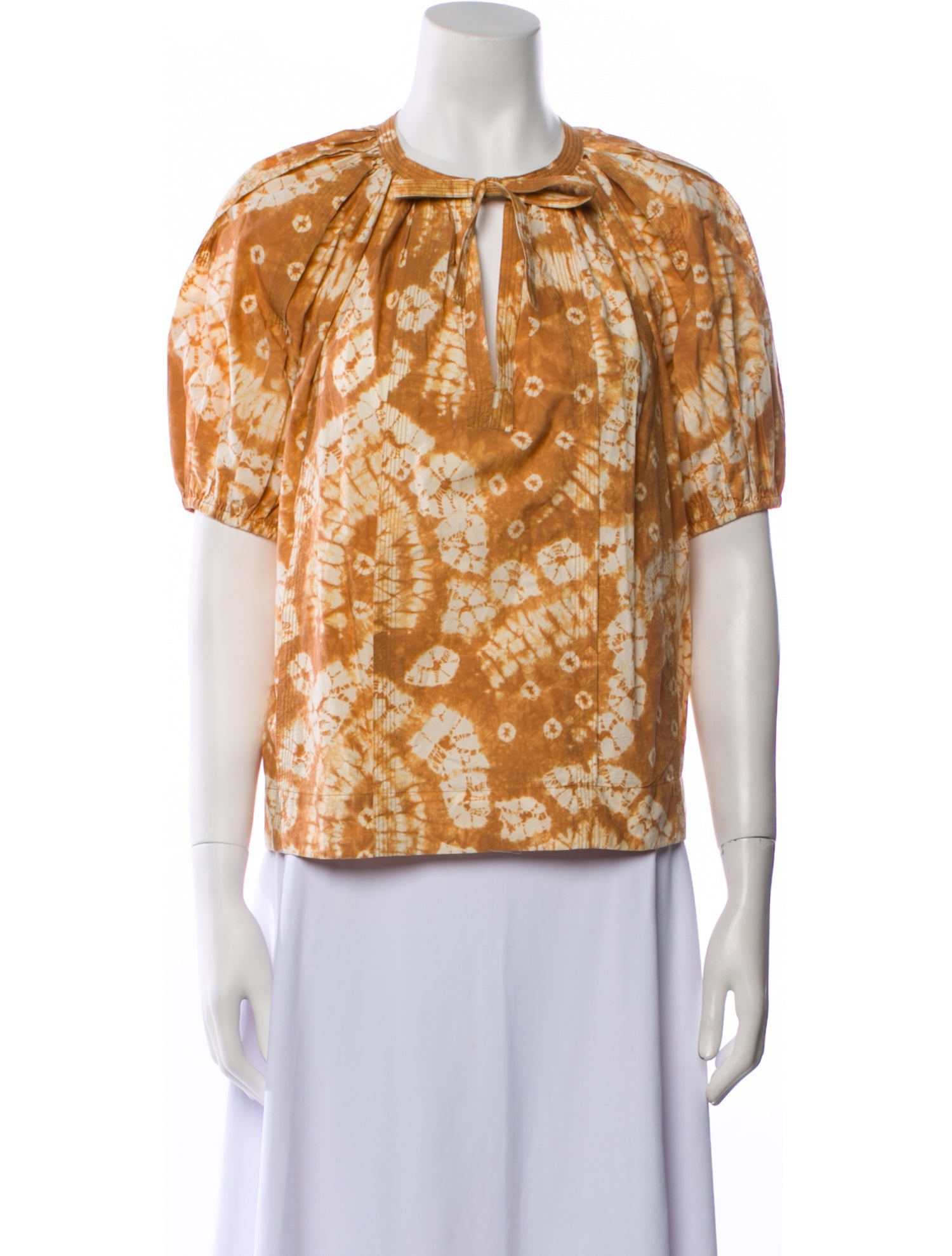 Ulla Johnson Floral Print Crew Neck Blouse