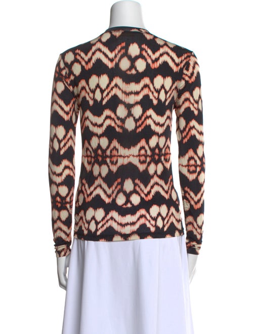 Ulla Johnson Printed Crew Neck Blouse