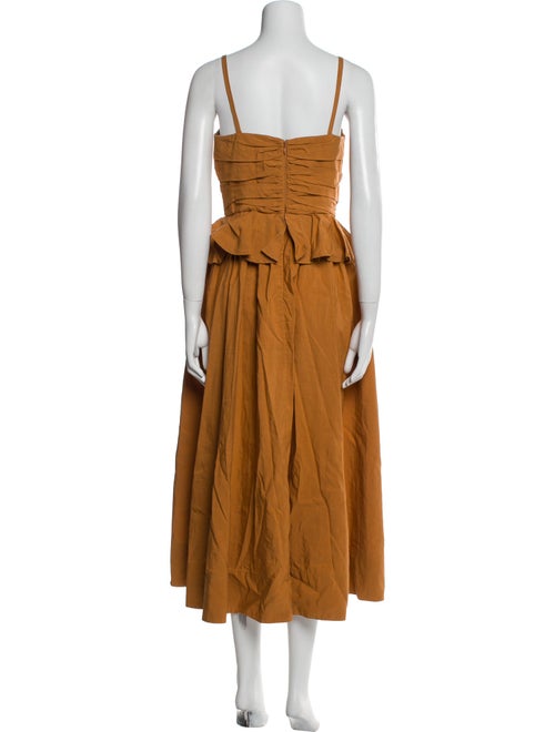 Ulla Johnson Square Neckline Knee-Length Dress