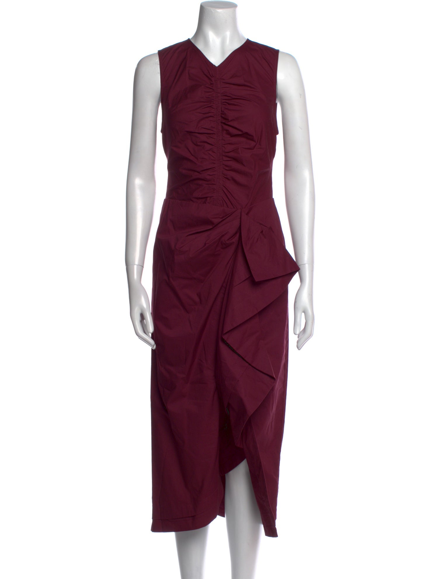 Ulla Johnson V-Neck Midi Length Dress