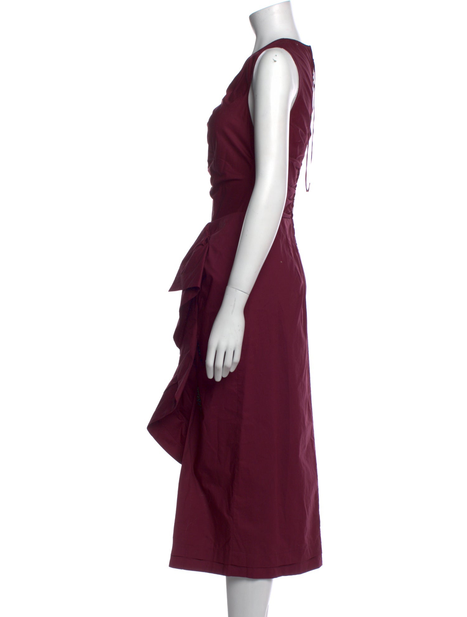 Ulla Johnson V-Neck Midi Length Dress