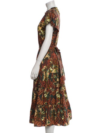 Ulla Johnson Floral Print Long Dress