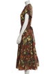 Ulla Johnson Floral Print Long Dress