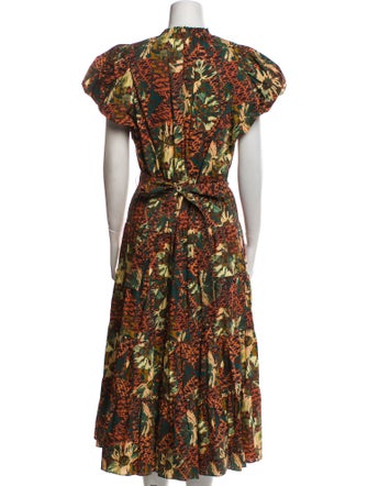 Ulla Johnson Floral Print Long Dress
