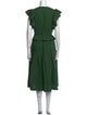 Ulla Johnson V-Neck Knee-Length Dress
