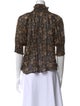 Ulla Johnson Silk Floral Print Blouse