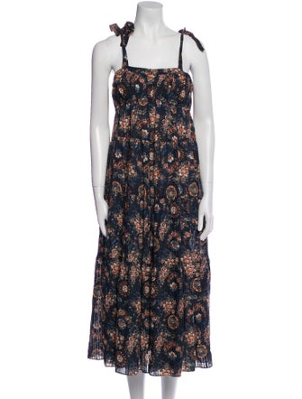 Ulla Johnson Floral Print Long Dress