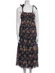Ulla Johnson Floral Print Long Dress
