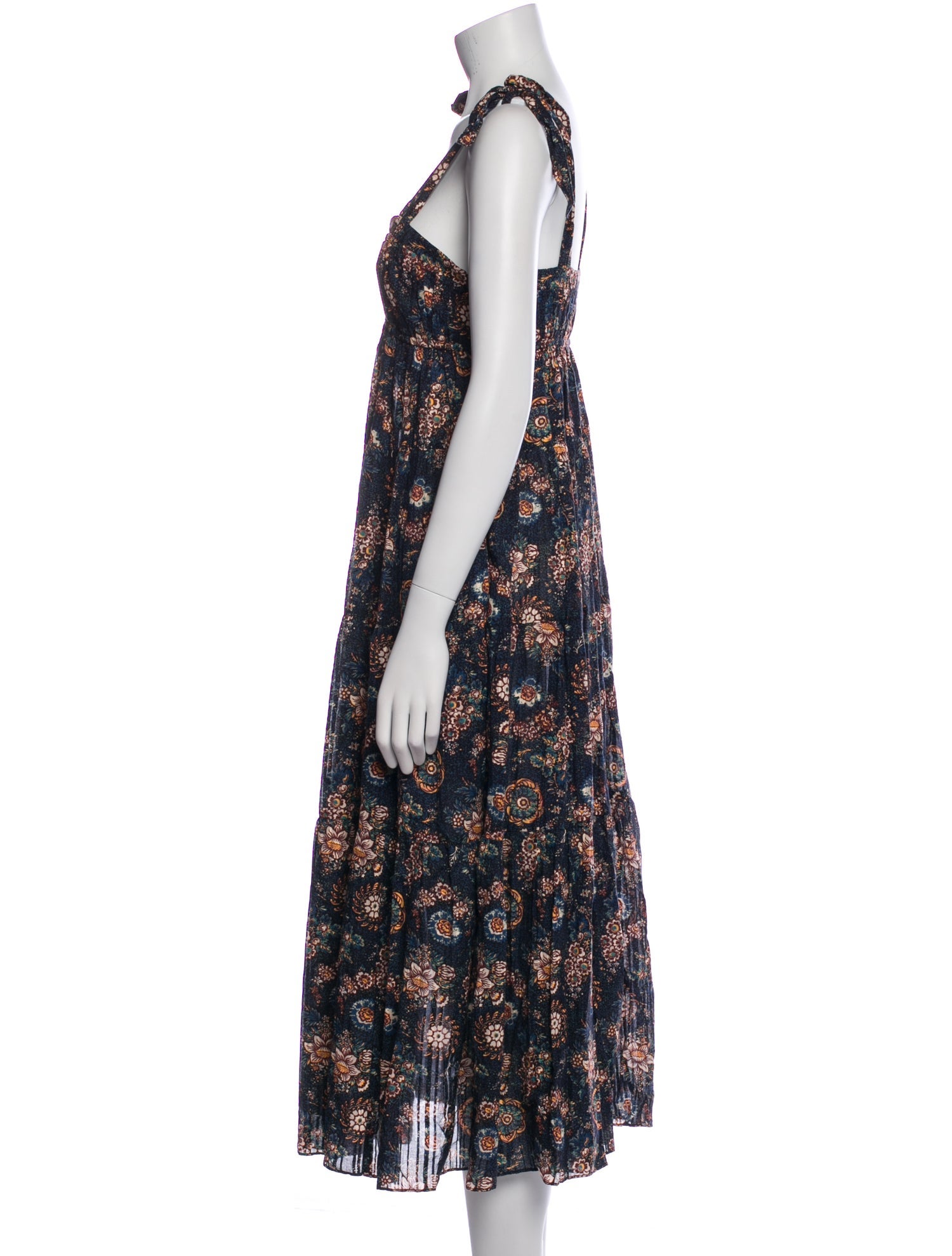 Ulla Johnson Floral Print Long Dress