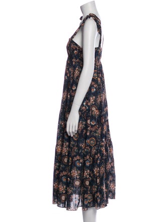 Ulla Johnson Floral Print Long Dress