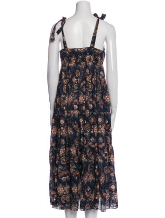 Ulla Johnson Floral Print Long Dress
