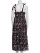 Ulla Johnson Floral Print Long Dress