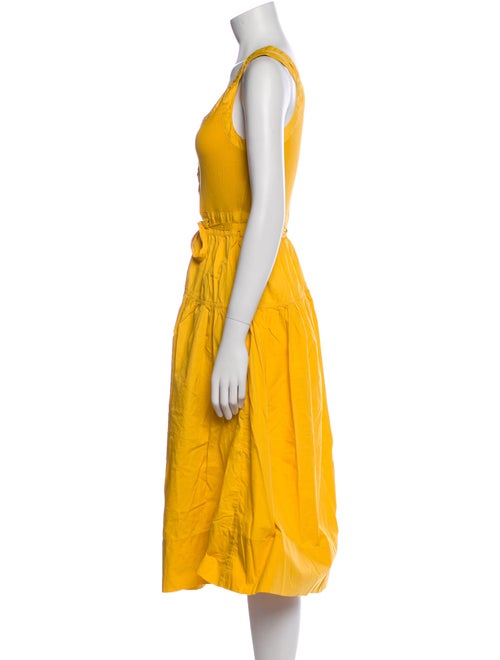 Ulla Johnson V-Neck Midi Length Dress