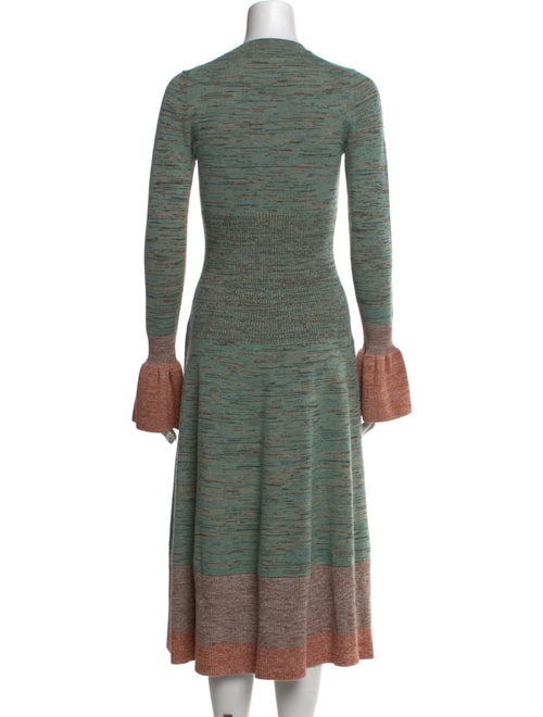 Ulla Johnson Striped Midi Length Dress