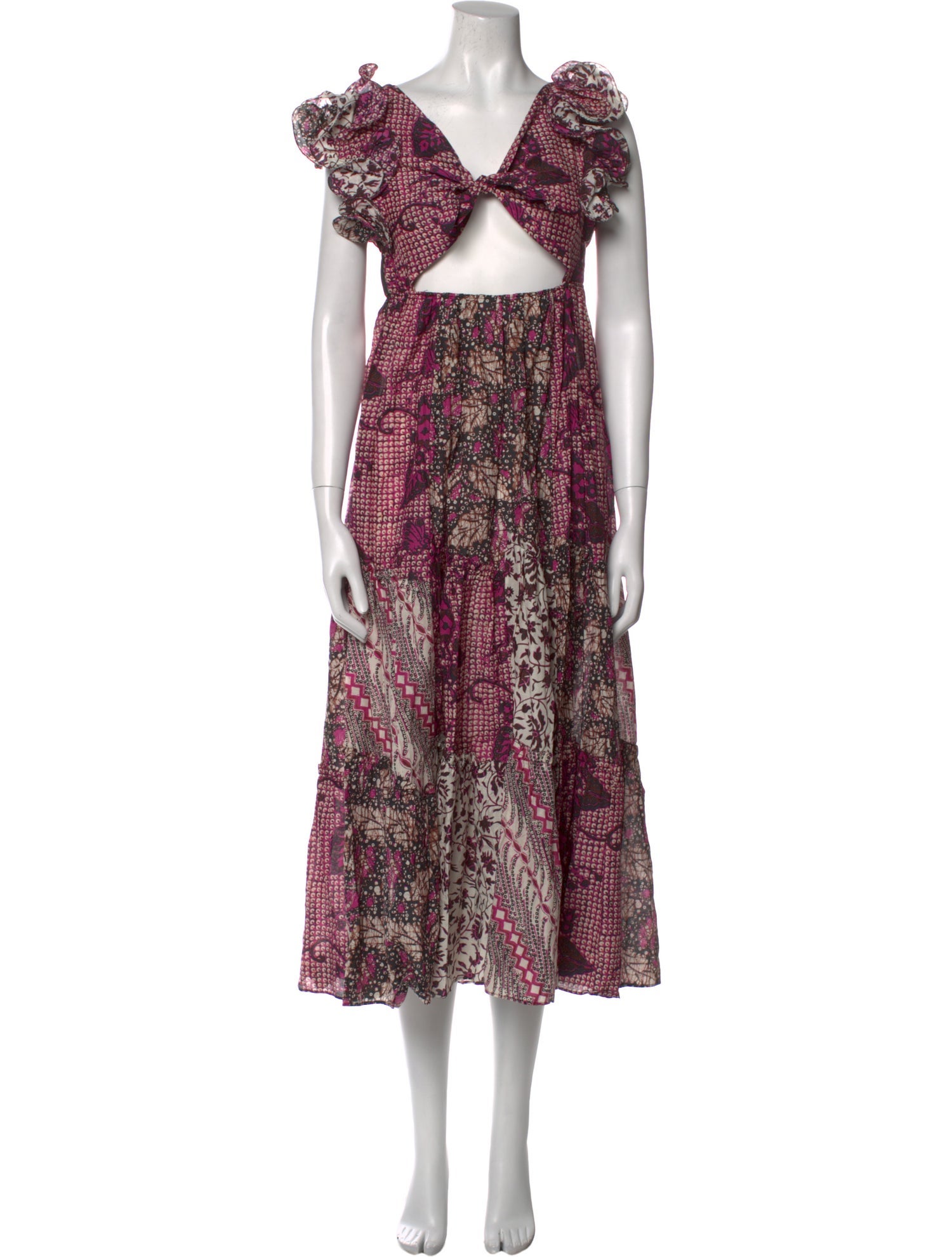 Ulla Johnson Floral Print Long Dress