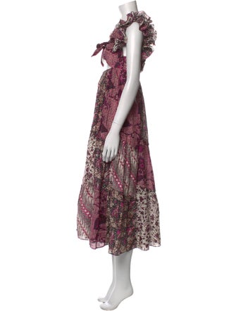 Ulla Johnson Floral Print Long Dress