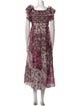 Ulla Johnson Floral Print Long Dress