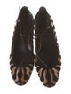 Ulla Johnson Suede Animal Print Ballet Flats
