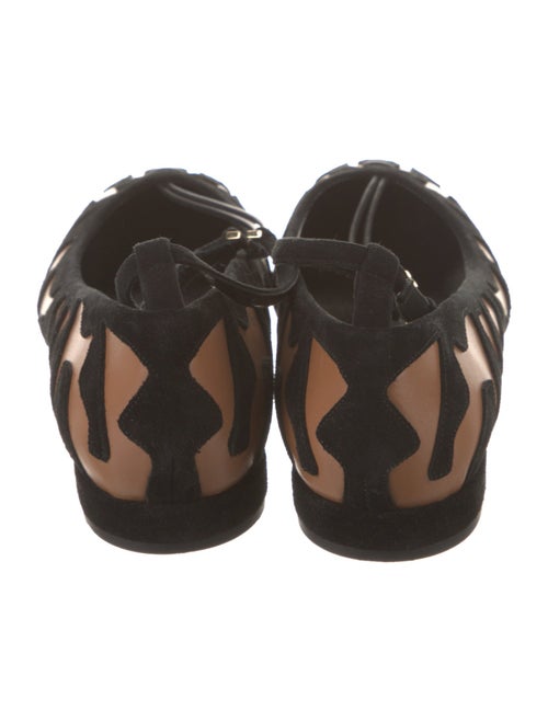 Ulla Johnson Suede Animal Print Ballet Flats